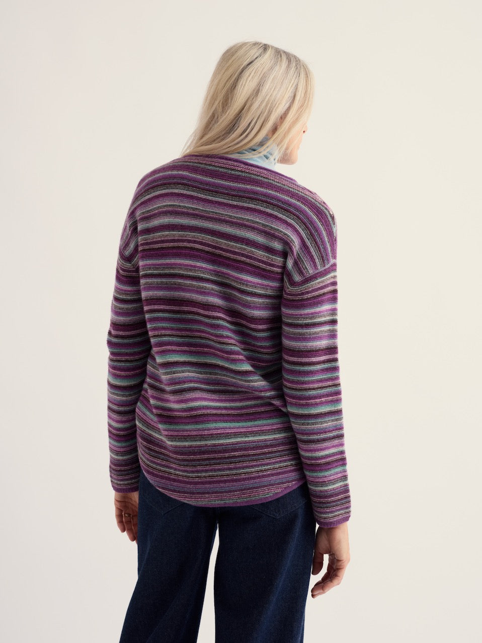 Seasalt Fruity Striped Merino Blend Jumper