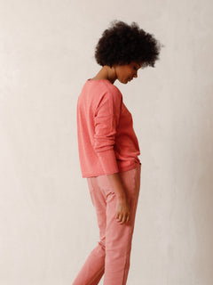 Indi & Cold Cotton Sweater With Pocket