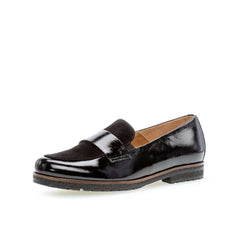 Gabor Mixed Media Loafer (Black)