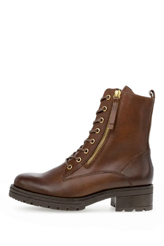 Gabor Chelsea Lace Up Side Zip Boot