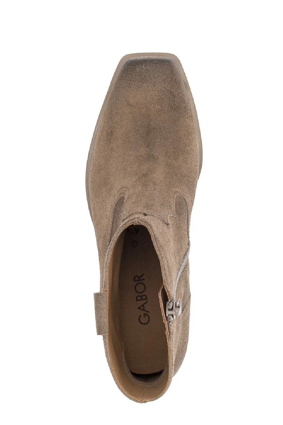 Gabor Skye Suede Short Cowboy Bootie