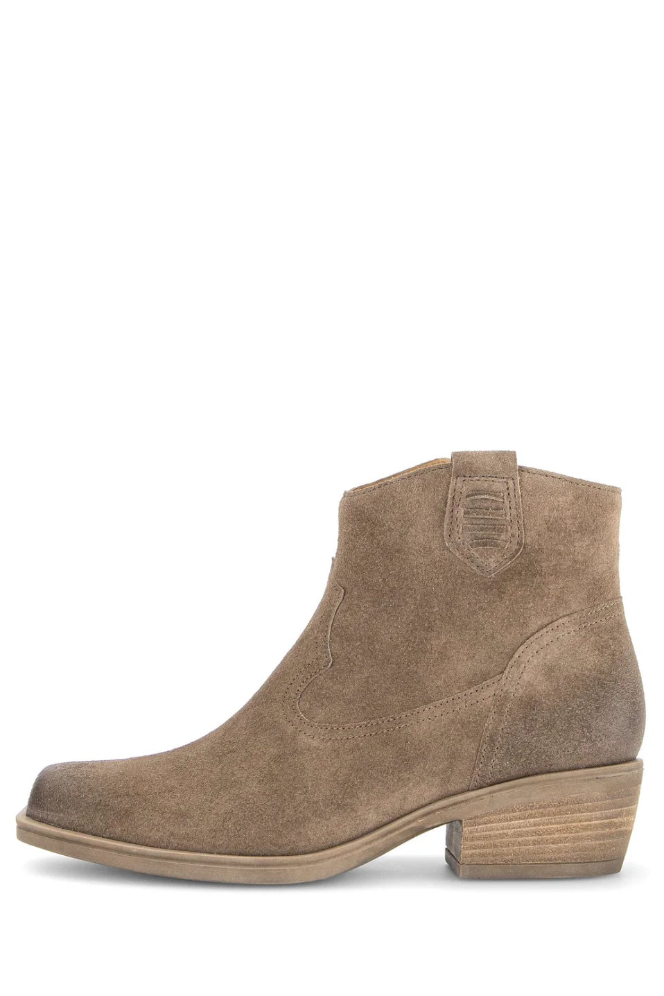 Gabor Skye Suede Short Cowboy Bootie