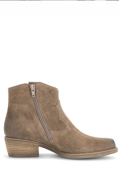 Gabor Skye Suede Short Cowboy Bootie