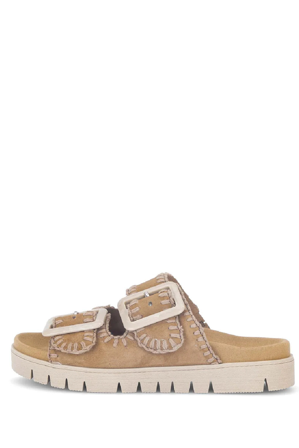 Gabor Stitched Large Buckle Sandal