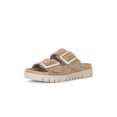 Gabor Stitched Large Buckle Sandal