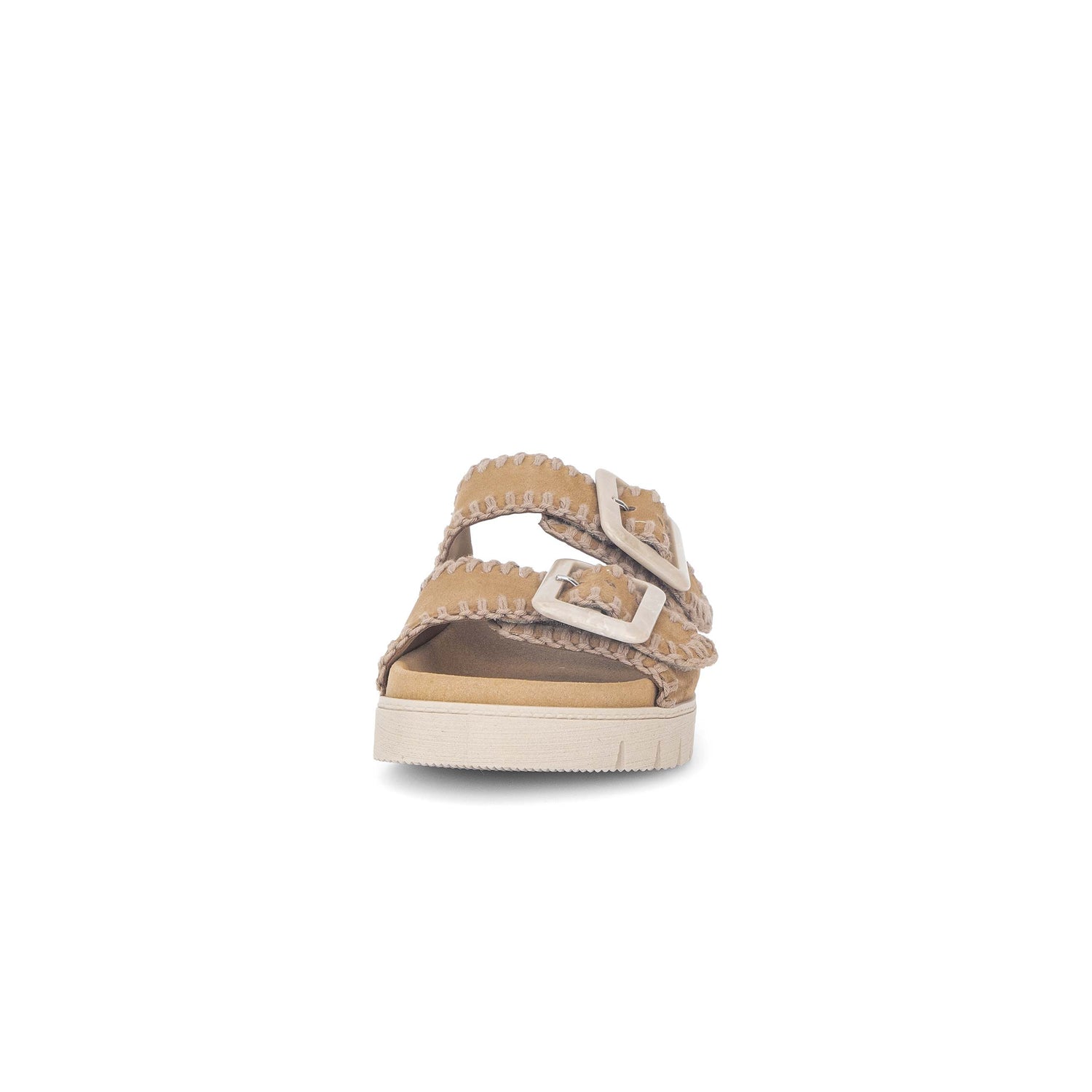 Gabor Stitched Large Buckle Sandal