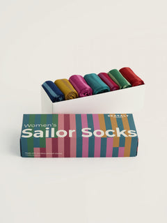 Seasalt Gift Box of 7 Women's Sailor Socks