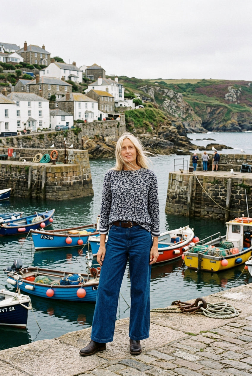 Seasalt Gwennol Jacquard Jersey Top