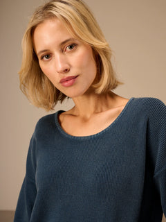 Nile Cotton Round Neck Sweater