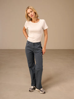 Nile Straight Leg Twill Pant