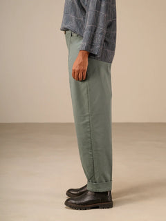Nile Polished Barrel Pant