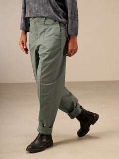 Nile Polished Barrel Pant