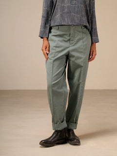 Nile Polished Barrel Pant