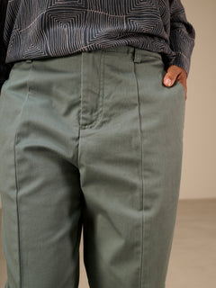 Nile Polished Barrel Pant
