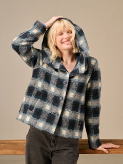 NIle Plaid Coat