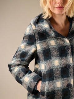 NIle Plaid Coat