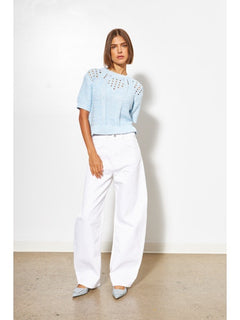 🇨🇦 Line Marlowe Short Sleeve Sweater