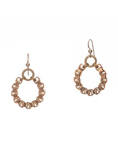 🇨🇦 Hailey Gerrits Box Chain Hoop Earrings