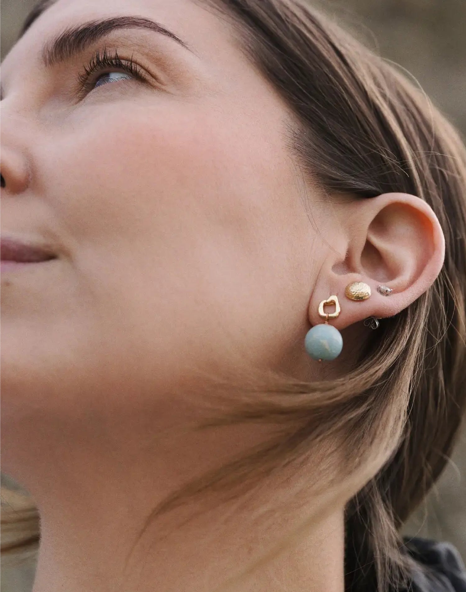 🇨🇦 Hailey Gerrits Globe Earrings
