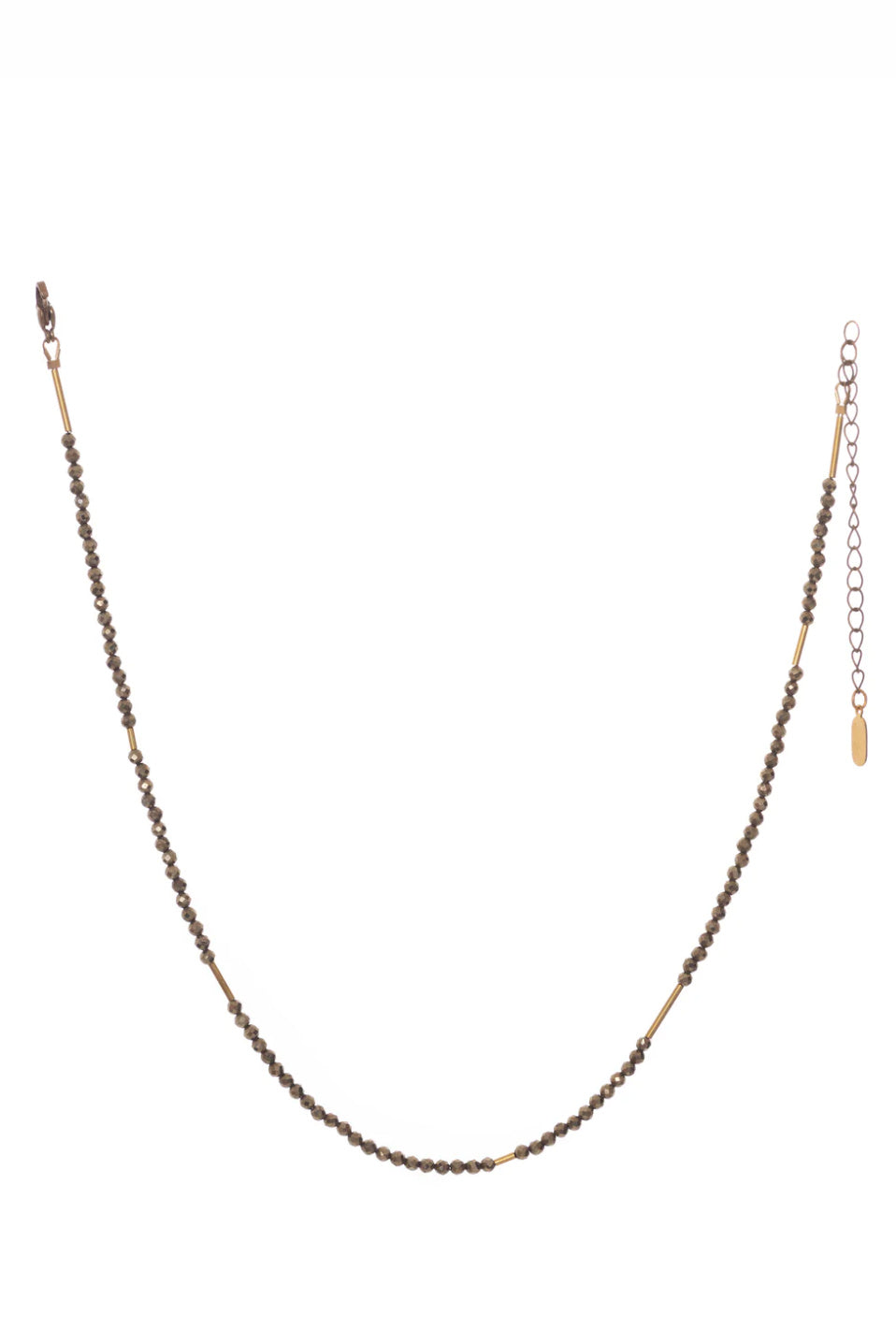Hailey Gerrits Oslo Necklace (Pyrite)