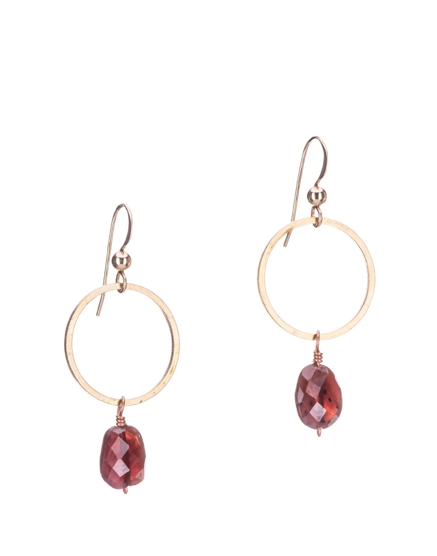 🇨🇦 Hailey Gerrits Rhea Earrings (Garnet)