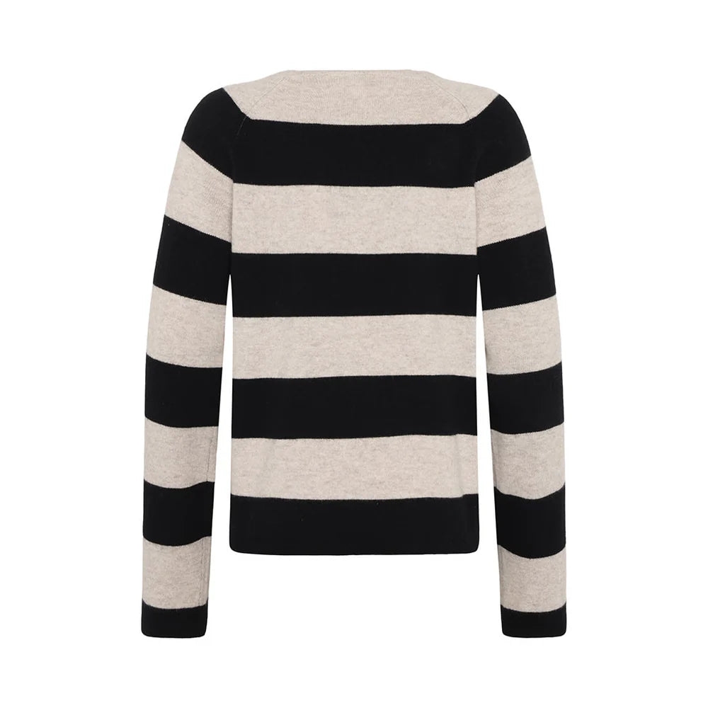 Mansted Hedda Stripe Yak Blend Crewneck