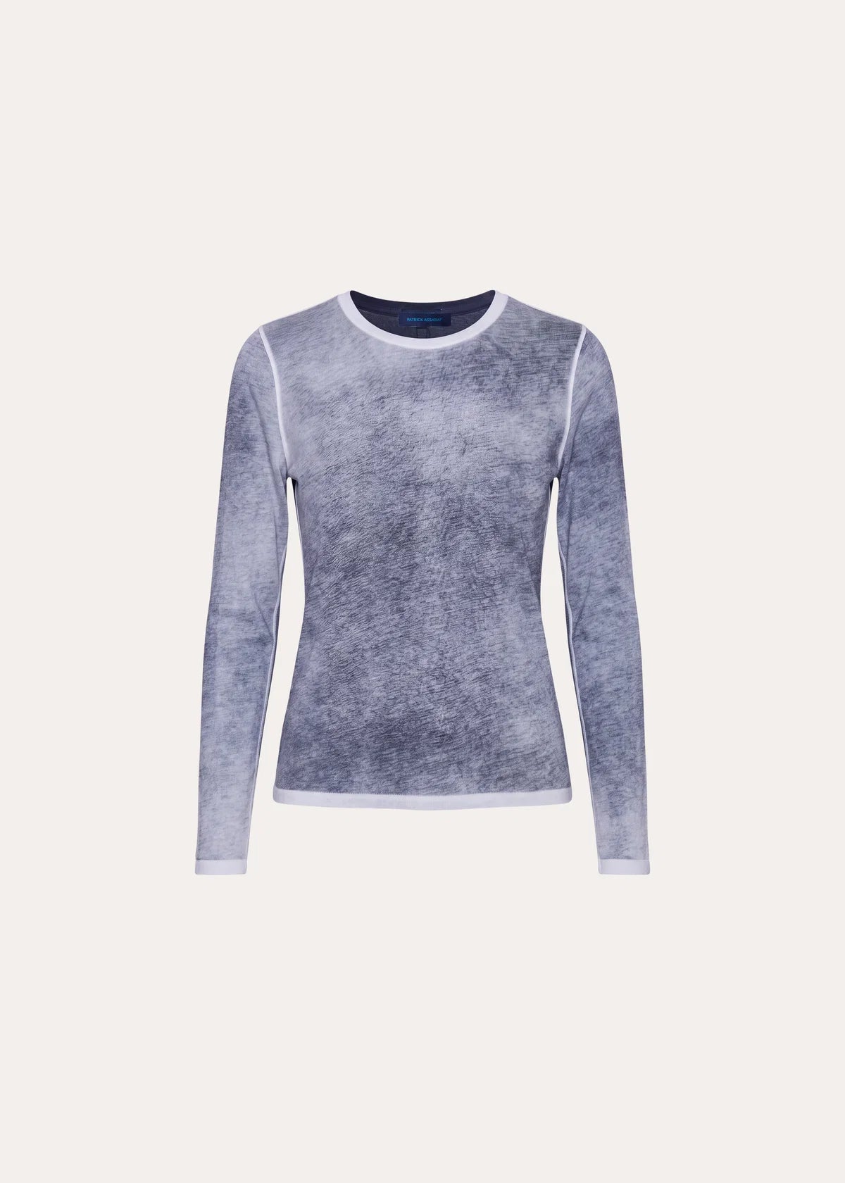 Patrick Assaraf Reverse Spray Pima Cotton T-Shirt