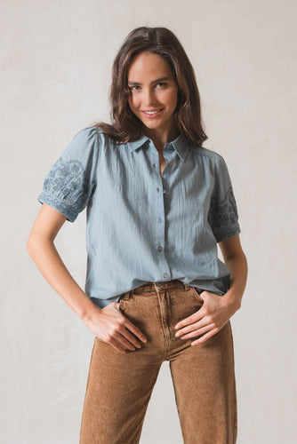 Indi & Cold Paula Blouse With Embroidery