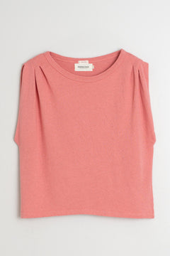 Indi & Cold Pleated Shoulder T-Shirt