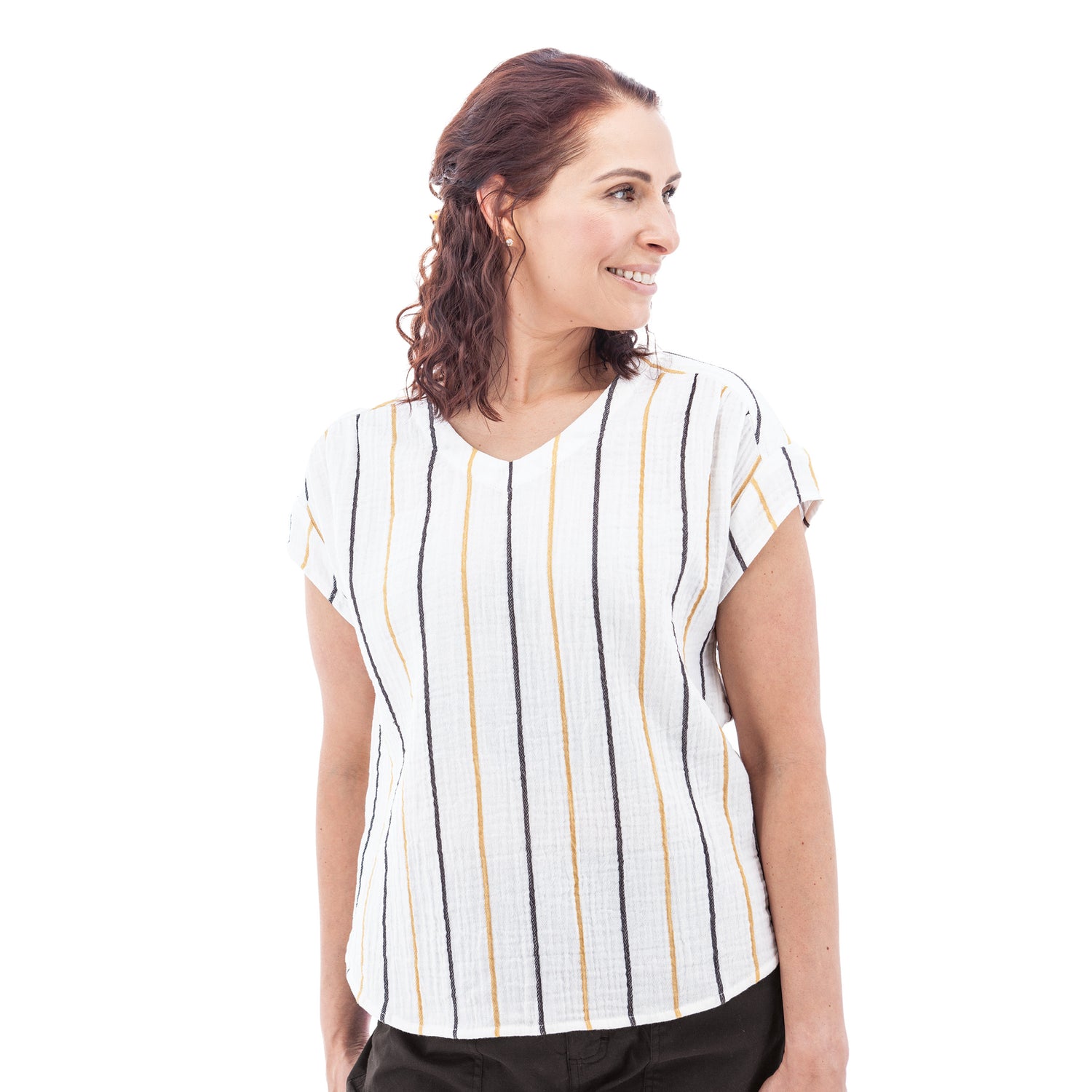 Aventura Kelford Striped Top