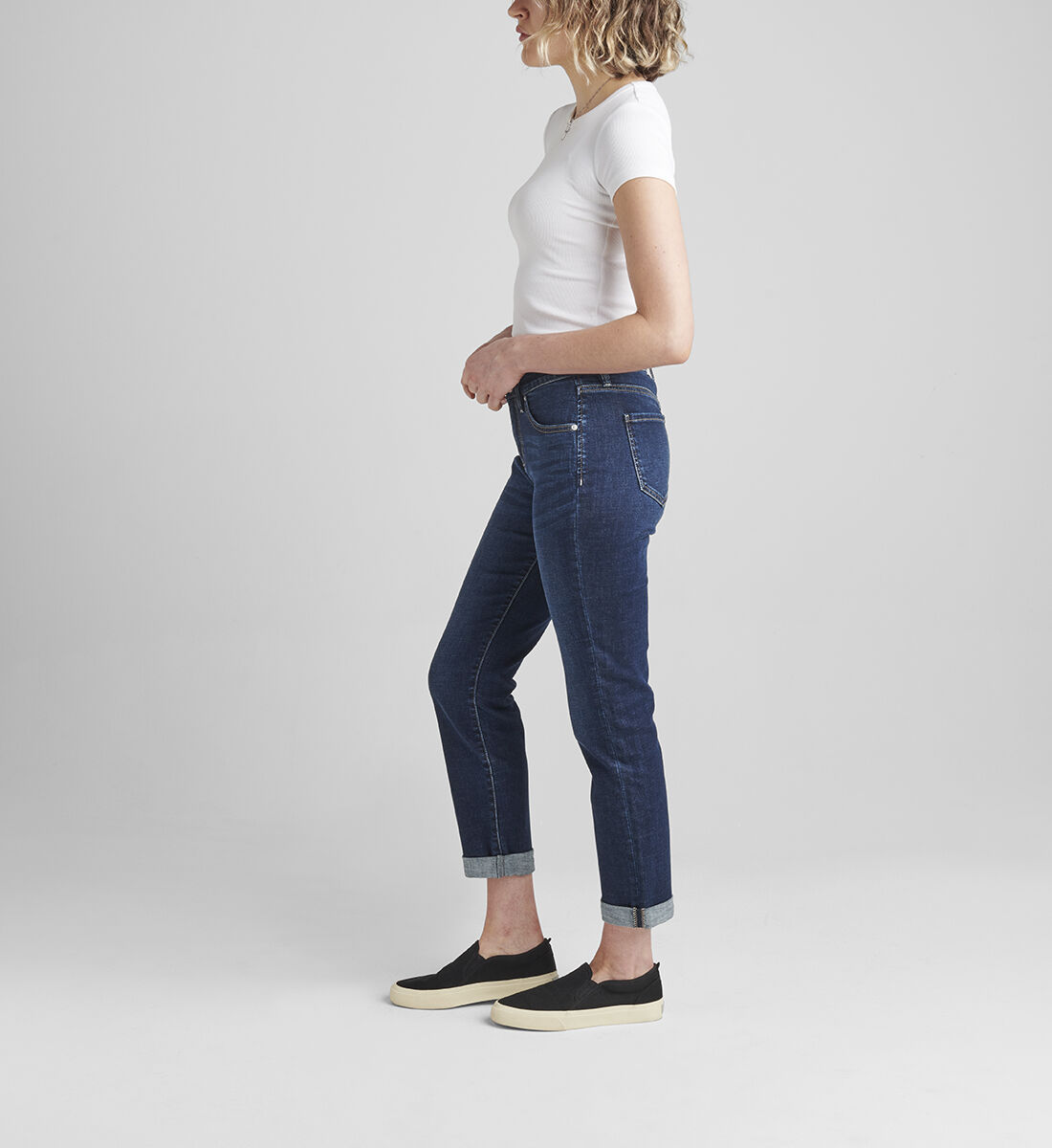 Jag Jeans Carter Mid Rise Girlfriend Jeans (Night Breeze Wash)