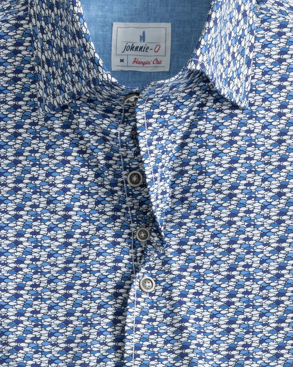 Johnnie-O Bento Jersey Knit Buton Up Shirt