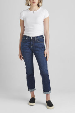 Jag Jeans Carter Mid Rise Girlfriend Jeans (Night Breeze Wash)