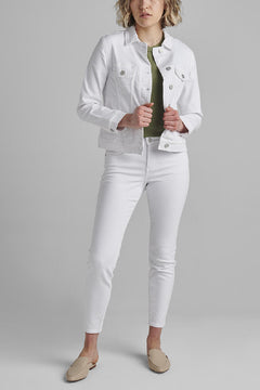 Jag Jeans Kiara Classic Denim Jacket (White)