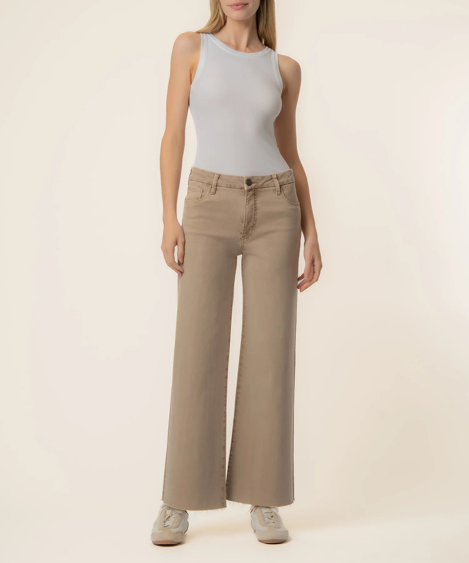 Kut From The Kloth Meg High Rise Wide Leg Jeans (Chai)
