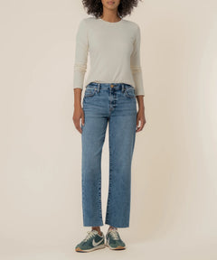 Kut From The Kloth Charlotte Wide Leg Raw Hem (Star Wash)