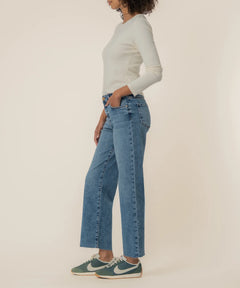 Kut From The Kloth Charlotte Wide Leg Raw Hem (Star Wash)