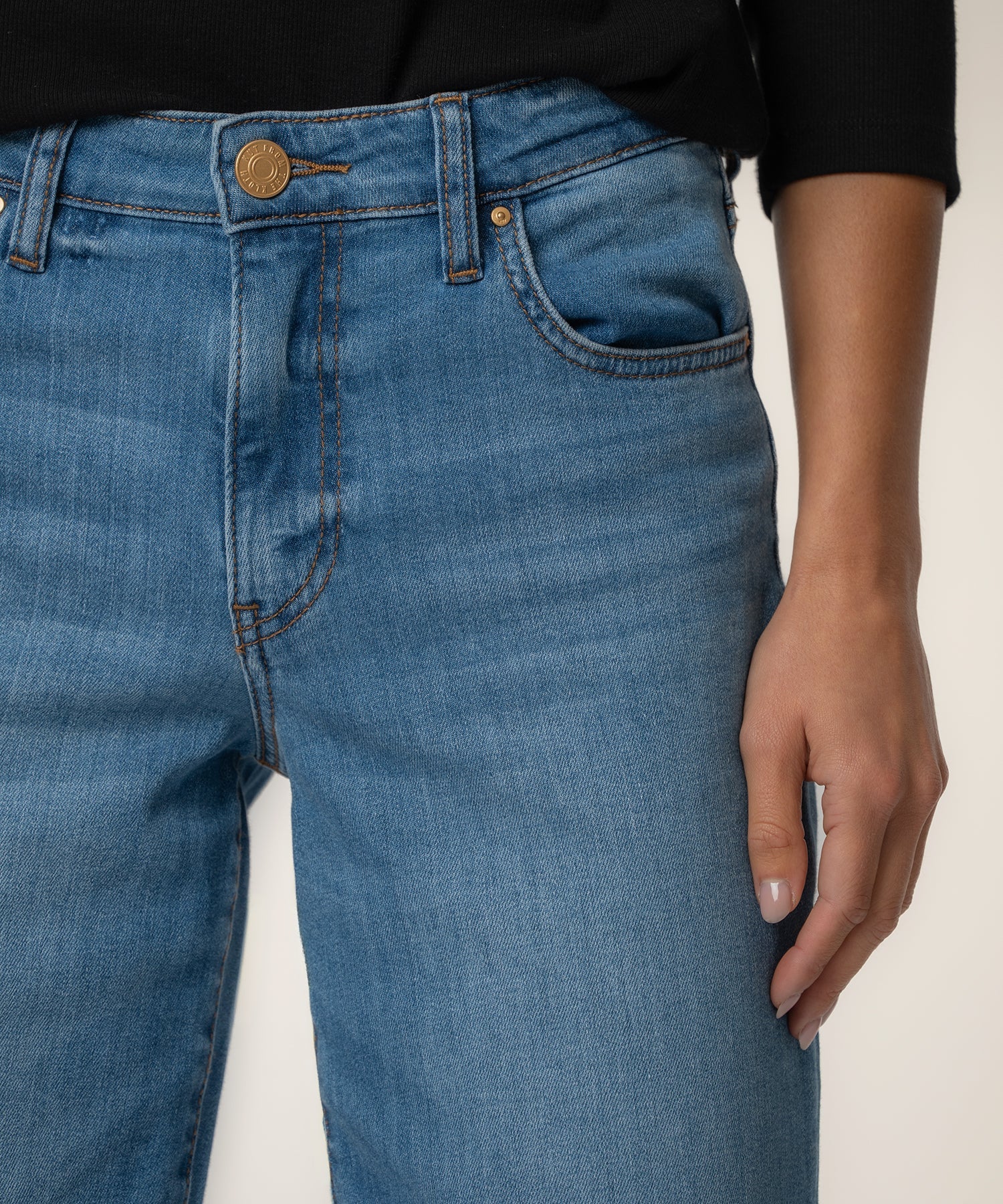 Kut From The Kloth Charlotte Wide Leg Raw Hem (Soaring Wash)