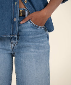 Kut From The Kloth Charlotte High Wide Leg Denim (Incontestable)