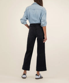 Kut From The Kloth Meg High Rise Wide Leg Jeans (Glittering Wash)