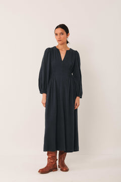 Indi & Cold Notch Neck Dress