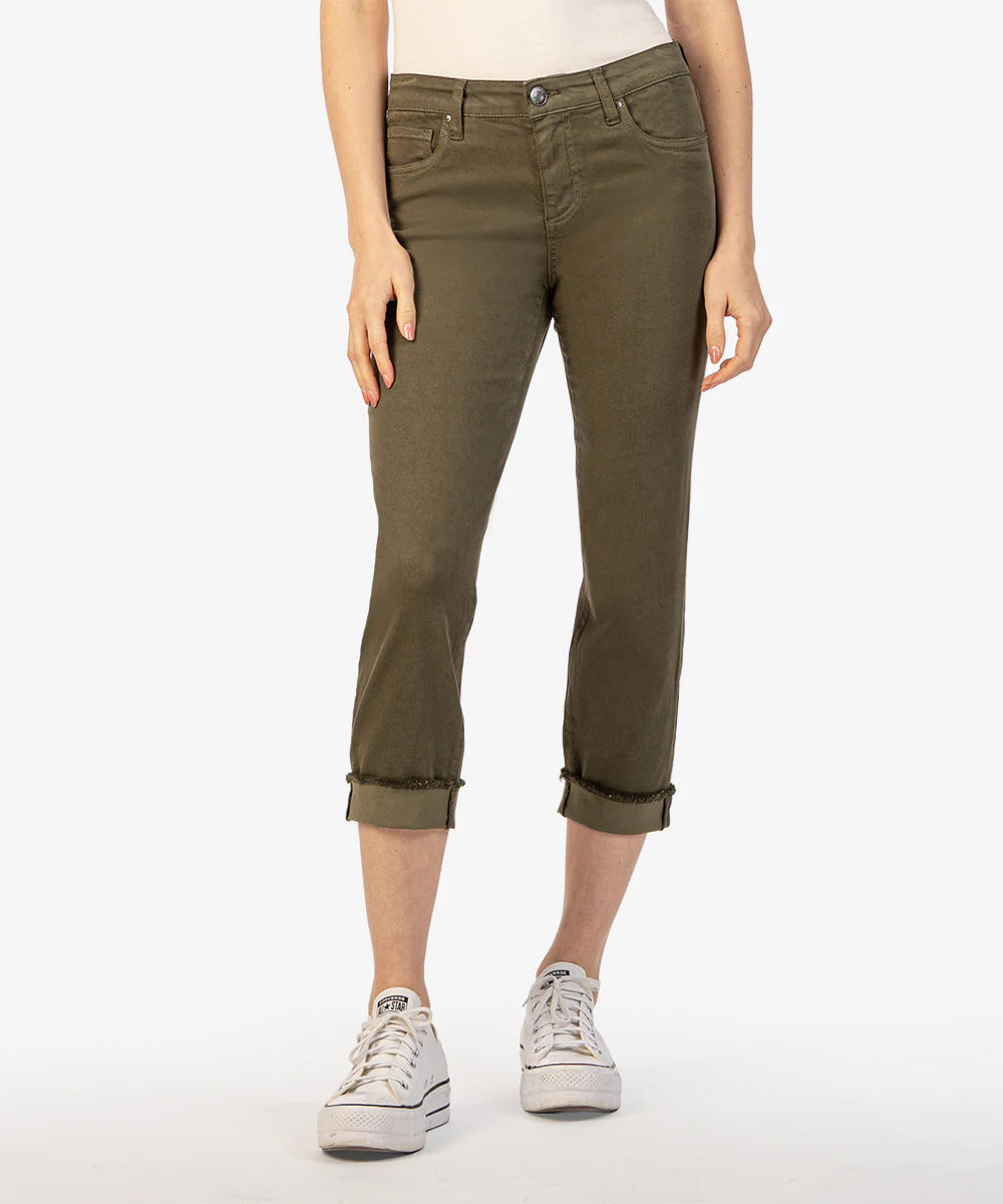 Kut From The Kloth Amy Straight Leg Crop Jeans (Tree)