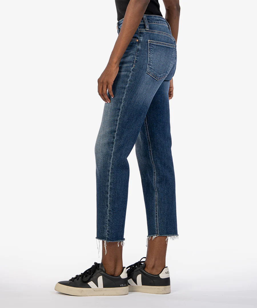 Kut From The Kloth Rachel High Rise Raw Hem Mom Jeans (Explore Wash)