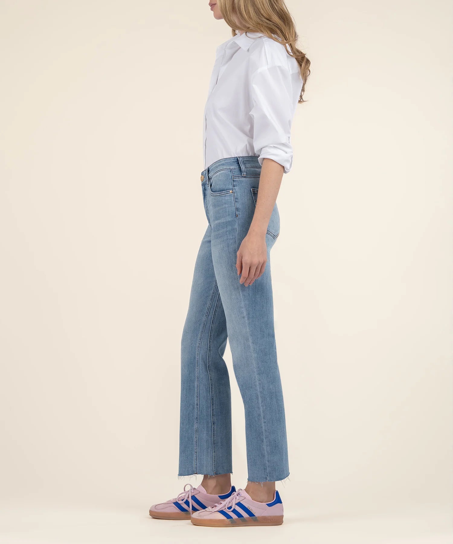 Kut From The Kloth Kelsey High Rise Ankle Flare Leg (Honest Wash)