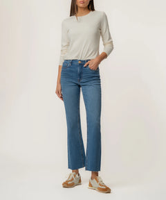 Kut From The Kloth Kelsey High Rise Ankle Flare Leg Jeans (Sentiment Wash)