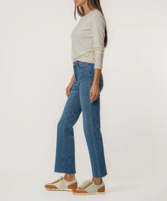 Kut From The Kloth Kelsey High Rise Ankle Flare Leg Jeans (Sentiment Wash)