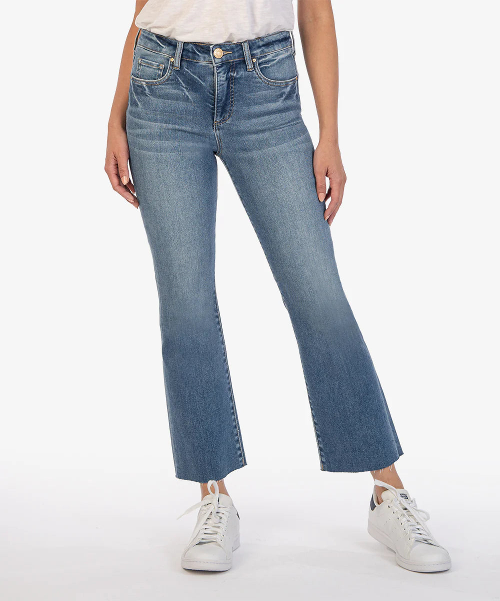 Kut From The Kloth Kelsey High Rise Ankle Flare Jeans (Chivalrous)