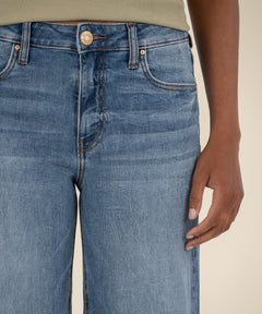 Kut From The Kloth Jean High Wide Leg Denim (Ablaze)