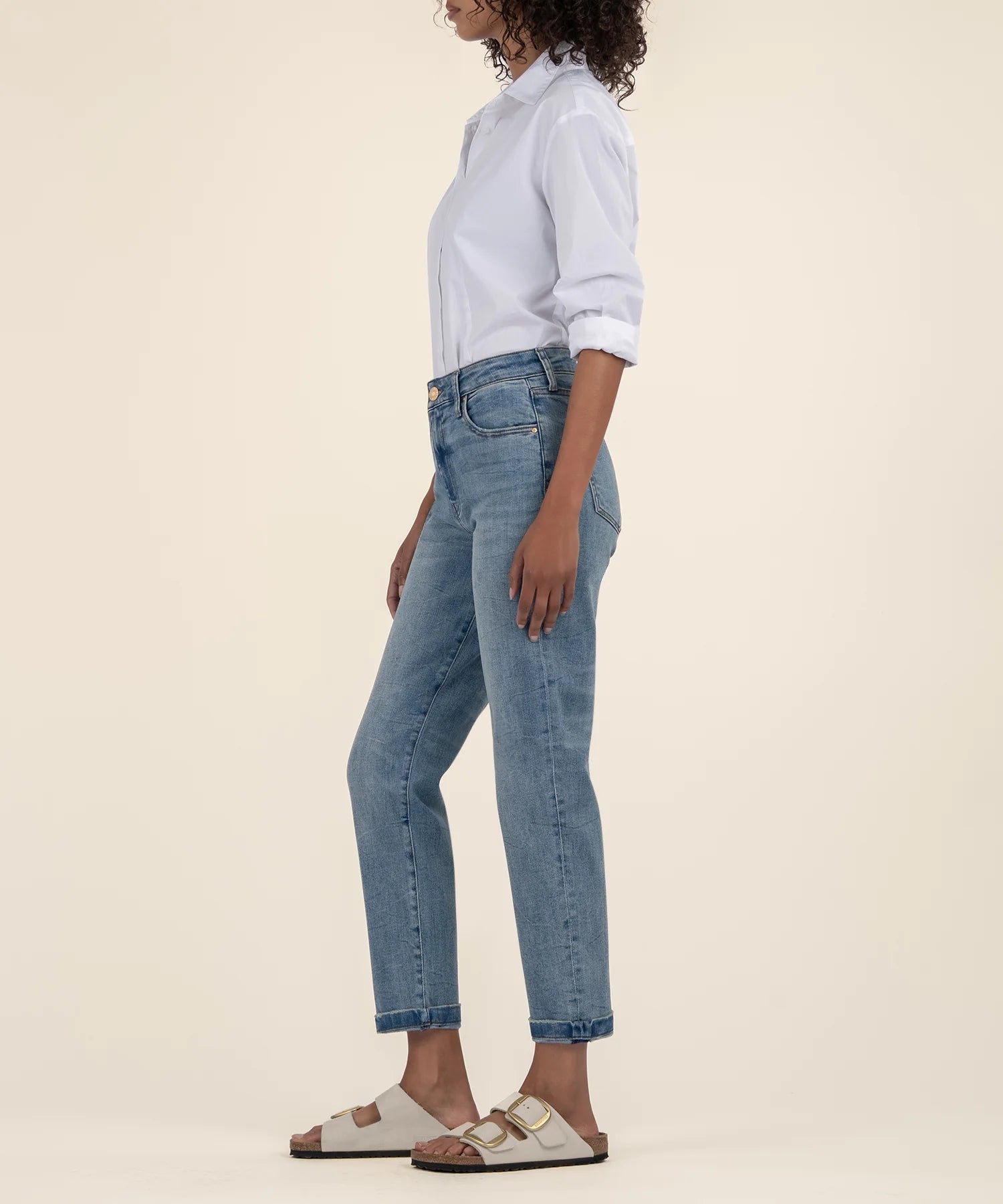 Kut From The Kloth Sienna Baggy Boyfriend Crop Jean (Honesty Wash)
