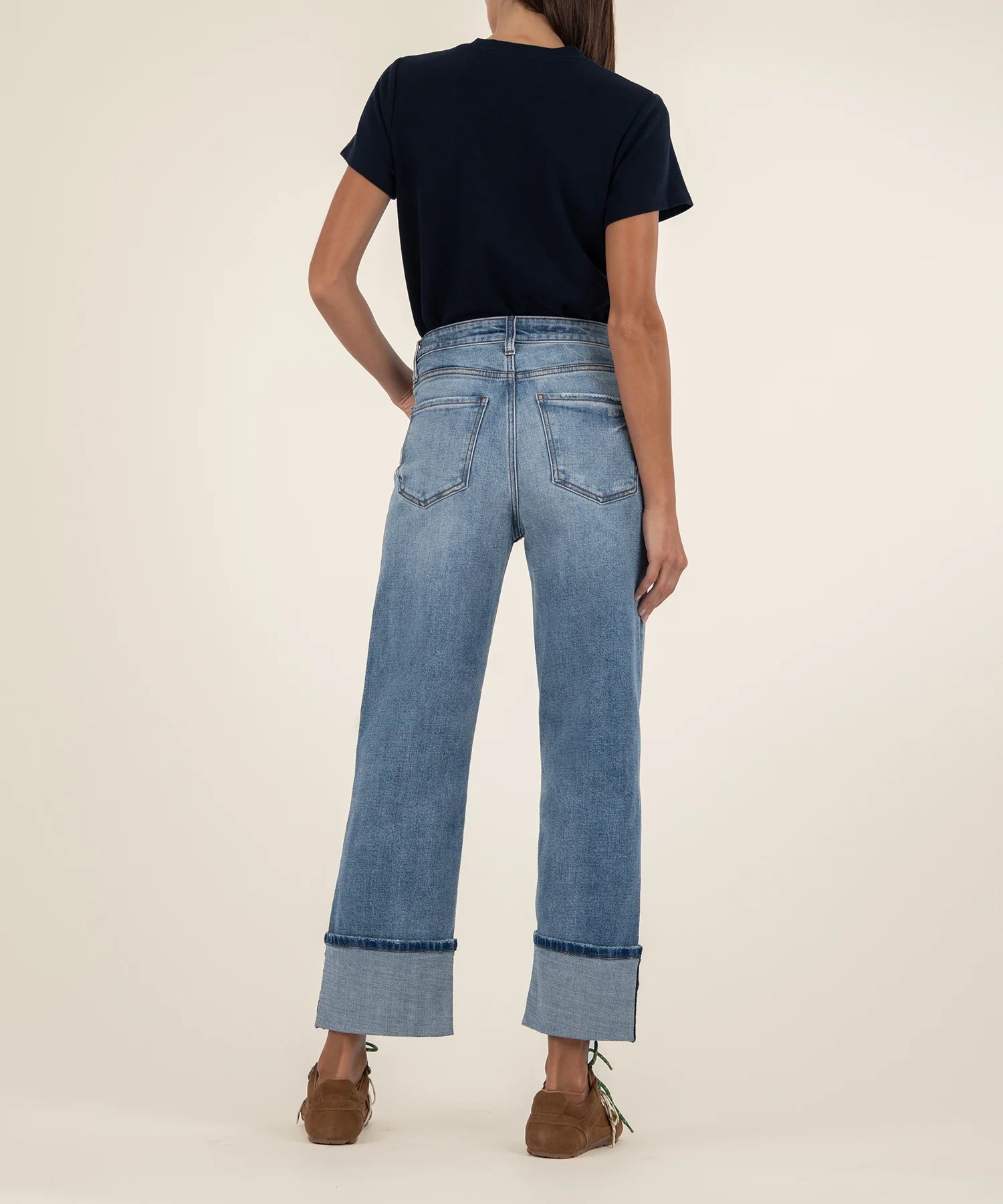 Kut From The Kloth Sienna High Rise Wide Leg Jeans (Love Wash)